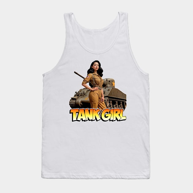 Tank Girl Tank Top by Rawlifegraphic